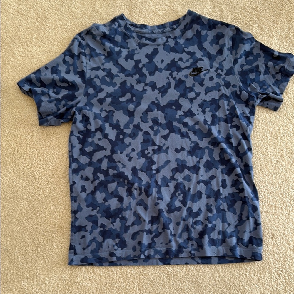 Nike Navy Camo Tee